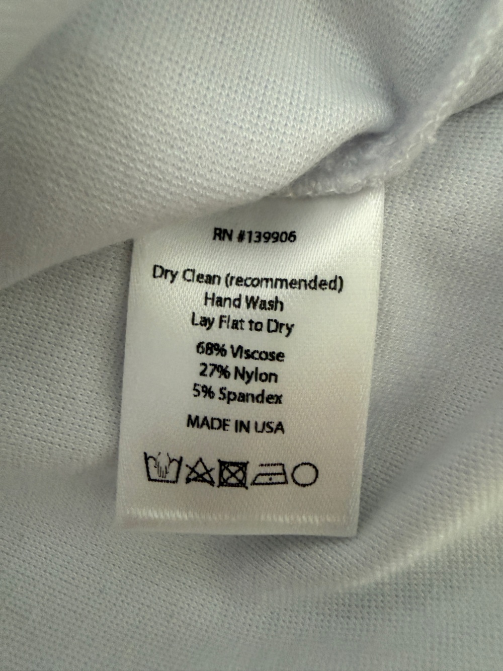 Ripley Rader off-white ponte knit extended short sleeve top Size 2 Small - Picture 10 of 10